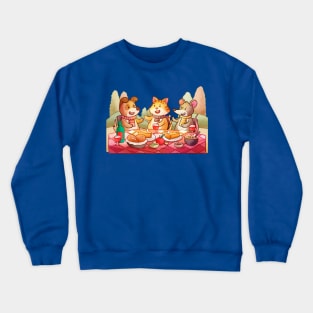 Friendsgiving Animals Crewneck Sweatshirt